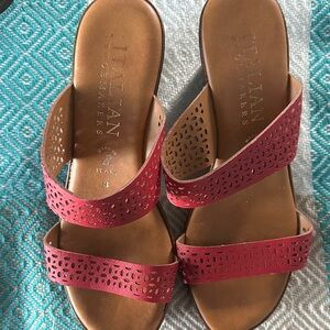 Italian Shoemakers Red Sandals